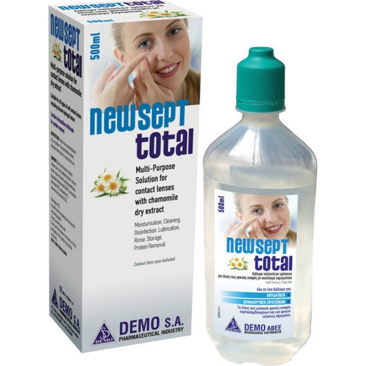 Demo New Sept Total Υγρό Φακών Επαφής 500ml - DEMO S.A. Demo New Sept Total Υγρό Φακών Επαφής 500ml - DEMO S.A.